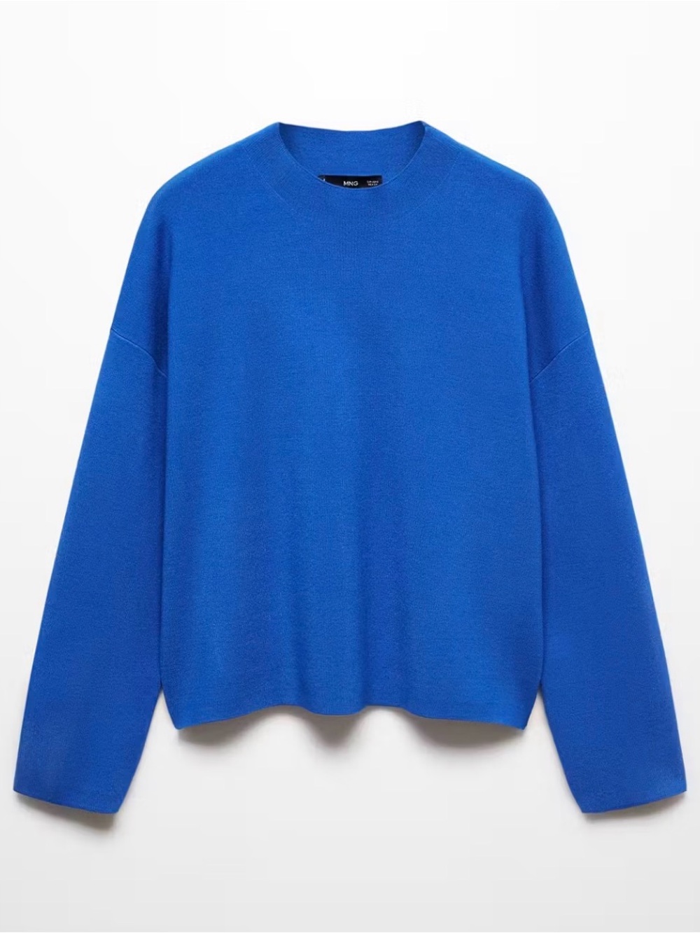 Mango Royal Blue Turtleneck Sweater